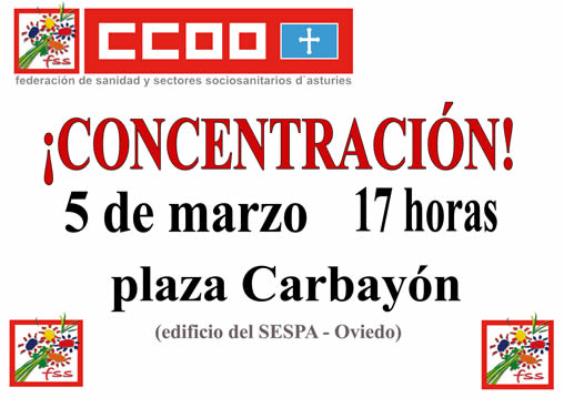 CONCENTRACION EL MIERCOLES DIA 5